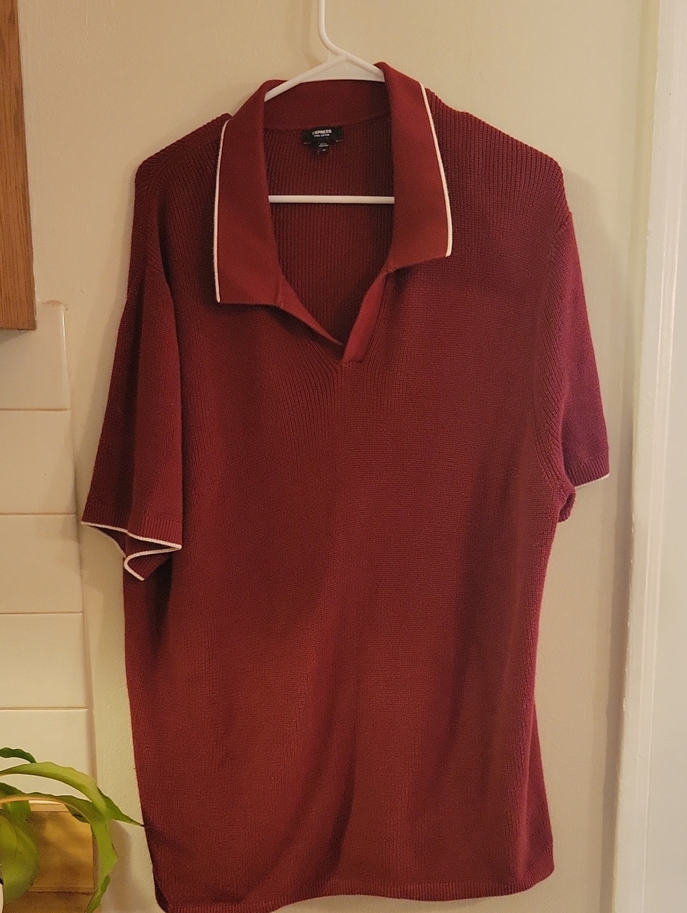 Express Burgundy Shirt